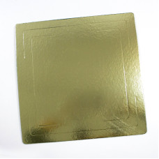 Подложка квадратная/прямоугольная 1,5 мм Золото/жемчуг