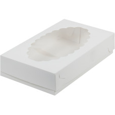 Коробка для эклеров и эскимо 24*14*5 см (Белая)