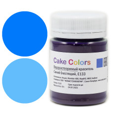 Водорастворимый краситель Cake Colors "Синий блестящий", Е133