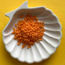 Глазурь кондитерская цветная "Д1" с ароматом апельсина (дропсы), 100 грамм