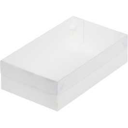 Коробка для зефира, тортов и пирожных 25*15*7 см (белая)