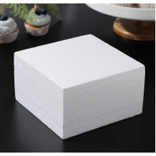 Фальшярус для торта квадратный, 20*20 см, h=10 см