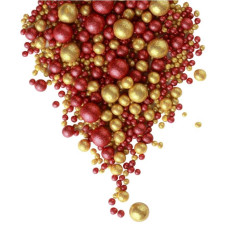 Драже "Блеск (Золото, красный) №709", 50 гр