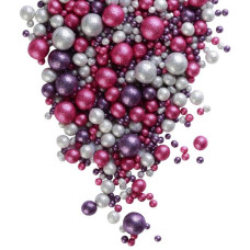 Драже "Блеск (Фиолетовый, фуксия, серебро) №717", 50 гр