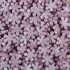 Посыпка "Снежинки сиреневые перламутровые", 50 гр