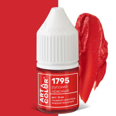 Краситель гелевый водорастворимый Art Color Pro Красный, 12 мл