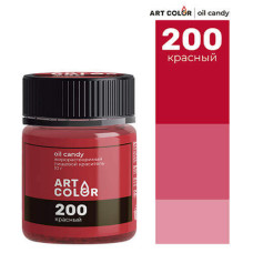 Краситель сухой жирорастворимый Art Color Oil Candy Красный, 10 гр