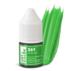 Краситель гелевый жирорастворимый Art Color choco Зелёный, 12 мл