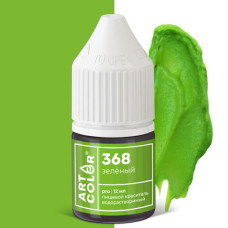 Краситель гелевый водорастворимый Art Color Pro Зелёный, 12 мл