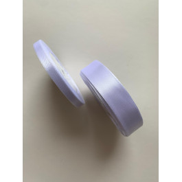 Атласная лента №01 "Белая"