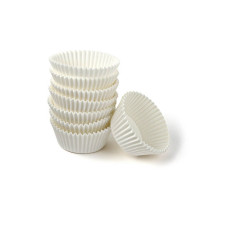 Формочки для конфет №2 (белые), 50 шт