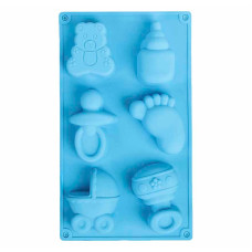Форма для льда и шоколада 6 ячеек "Детские игрушки"