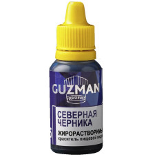 Краситель гелевый жирорастворимый Guzman "Северная черника", 15 гр