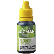 Краситель гелевый жирорастворимый Guzman "Зеленое яблоко", 15 гр
