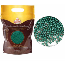 Украшение шоколадное шарики КРИСПИ, зелёные