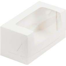 Коробка для кекса 20*10*10 см (белая)