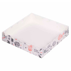 Коробка для пряников и печенья 20*20*3,5 см (Boss)