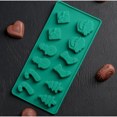 Форма "Новый год №4", 12 ячеек