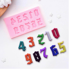 Молд "Цифры. Готика"