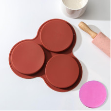 Форма "Круг", 3 ячейки (d=10 см)