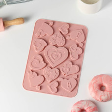 Форма для выпечки "Амуры", 13 ячеек