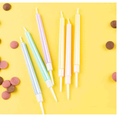 Свечи для торта "Happy", 6 шт