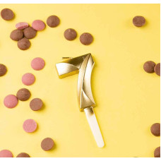 Свеча в торт "Цифра с гранью", 7 золотой