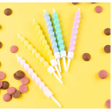 Свечи для торта "Спираль", 6 шт